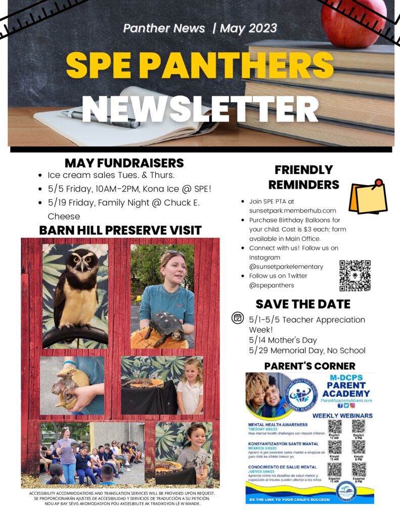thumbnail of May Newsletter Eng-Spn