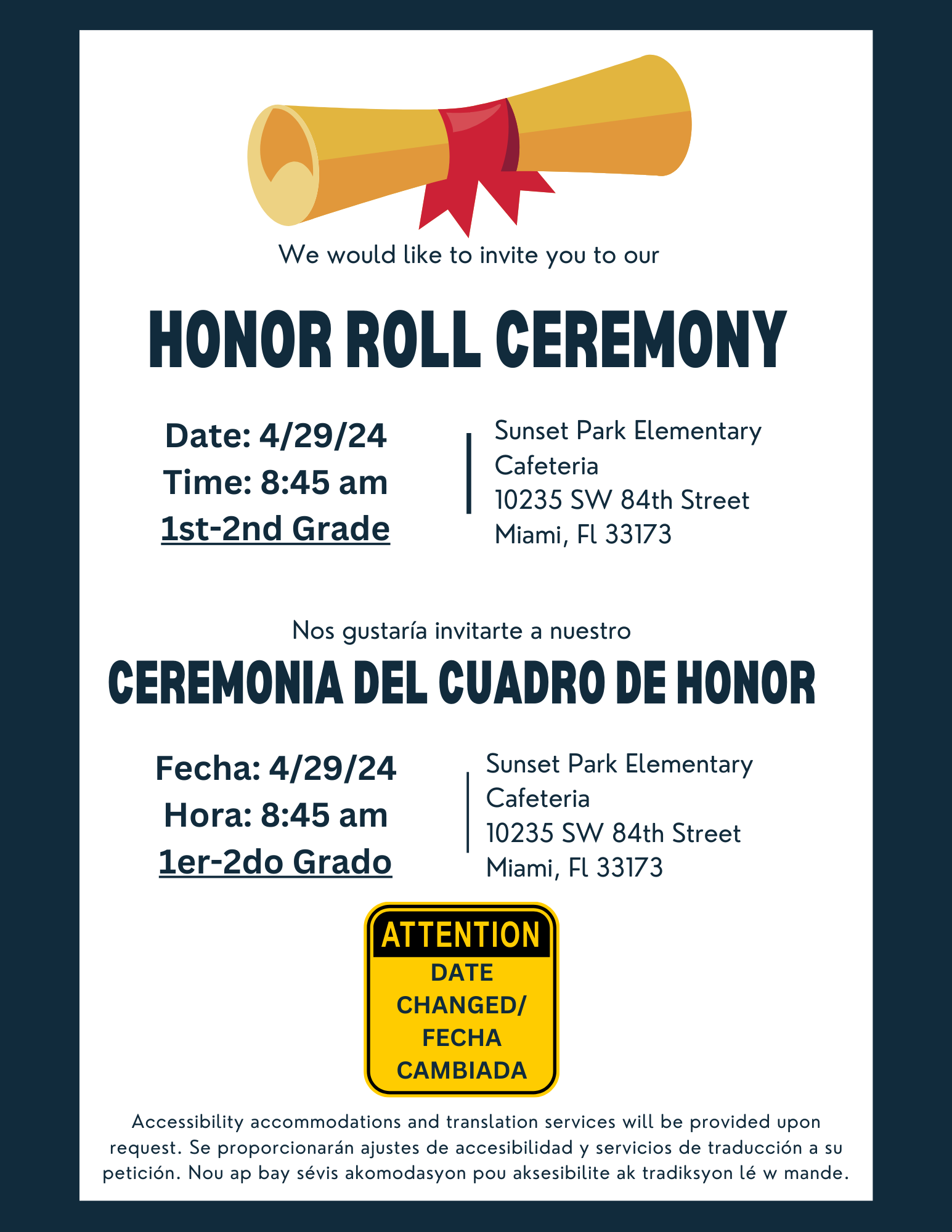 Copy of Honor Roll Invitation